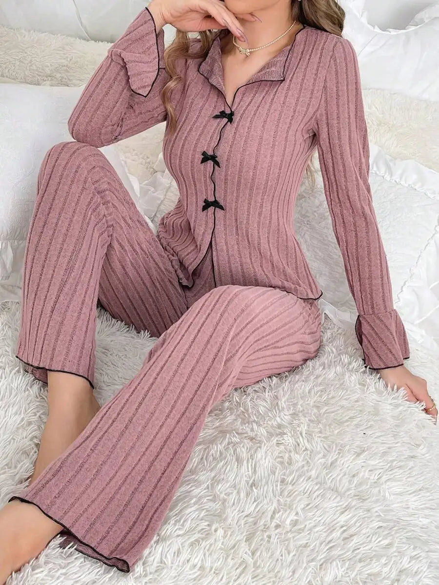 KAELAH Two-piece Autumn And Winter Home Warm Casual
