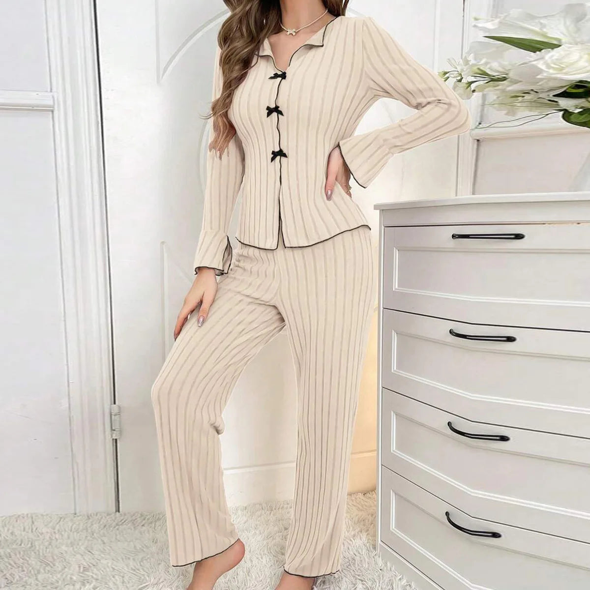 KAELAH Two-piece Autumn And Winter Home Warm Casual