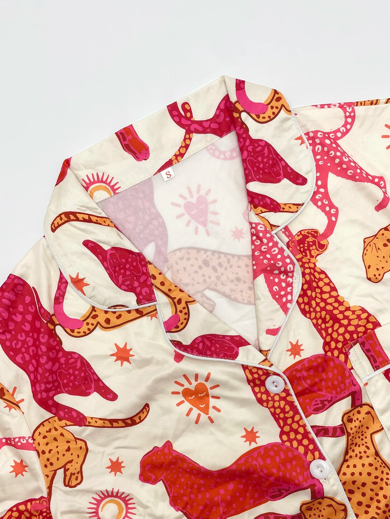 KAELAH Animal Fire Size Spring and Summer Two-Piece Pajamas Fashionable
