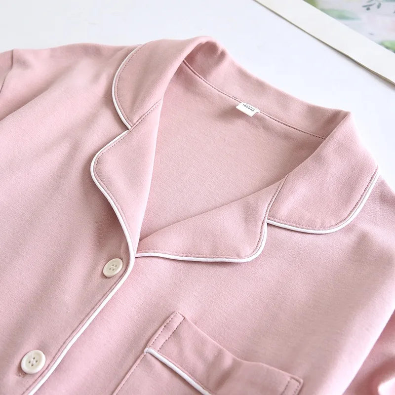 KAELAH 1 color cotton thick PajamaThick sleepwear Long Sleeved Pants