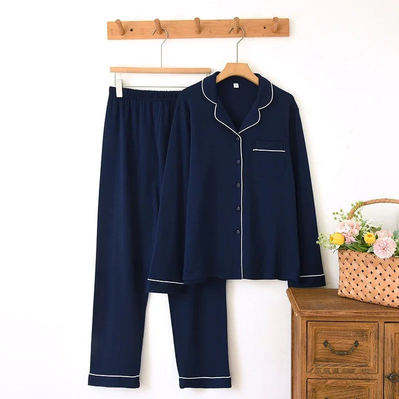 KAELAH 1 color cotton thick PajamaThick sleepwear Long Sleeved Pants