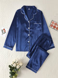 KAELAH Soft Silk Breathable and Relaxed Fit Long Shirt Tops