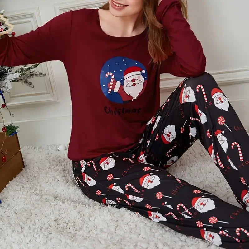 KAELAH Bear Spring Autumn New Women Pajamas Set Long Sleeves Full Pants
