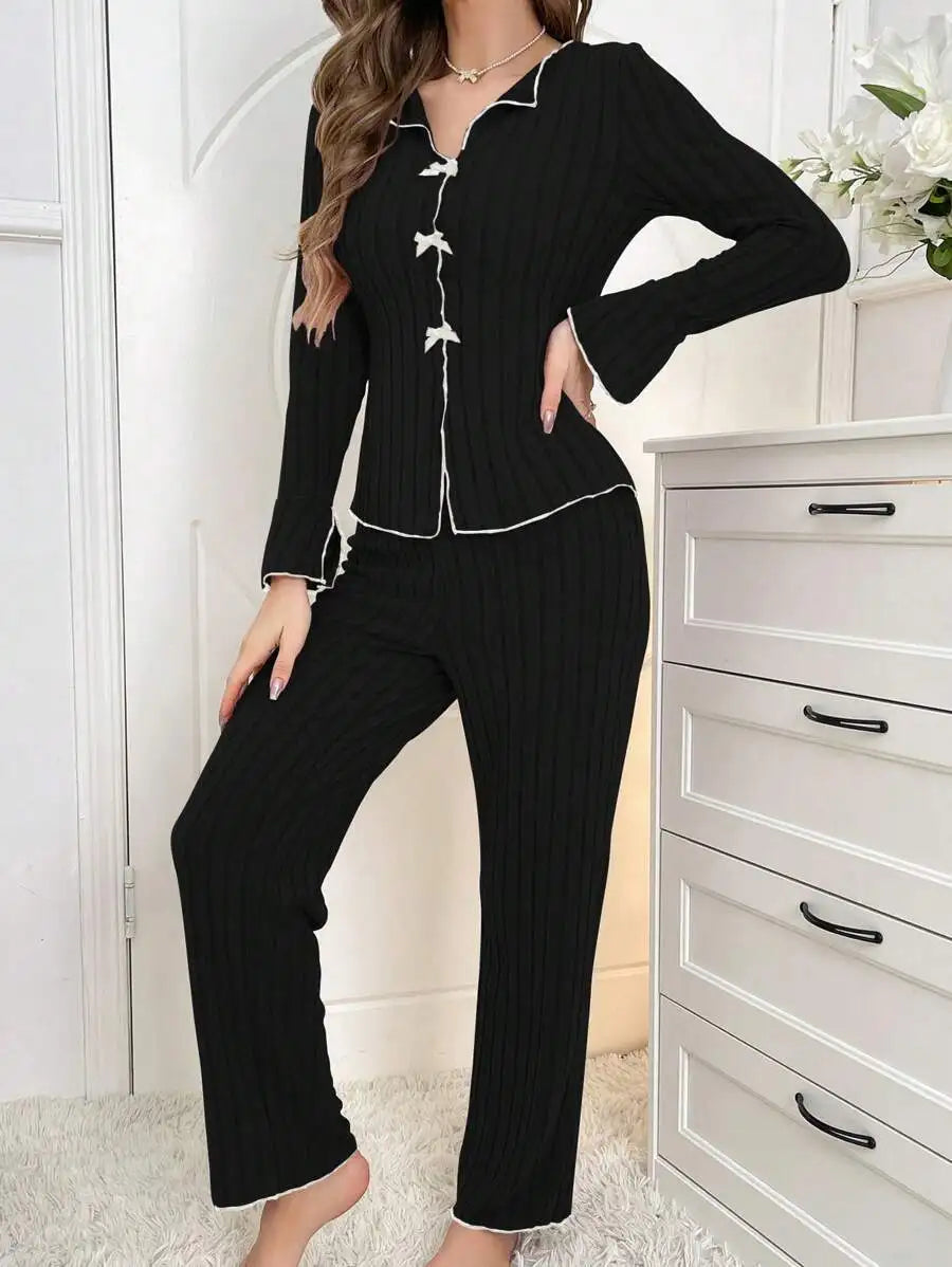 KAELAH Two-piece Autumn And Winter Home Warm Casual