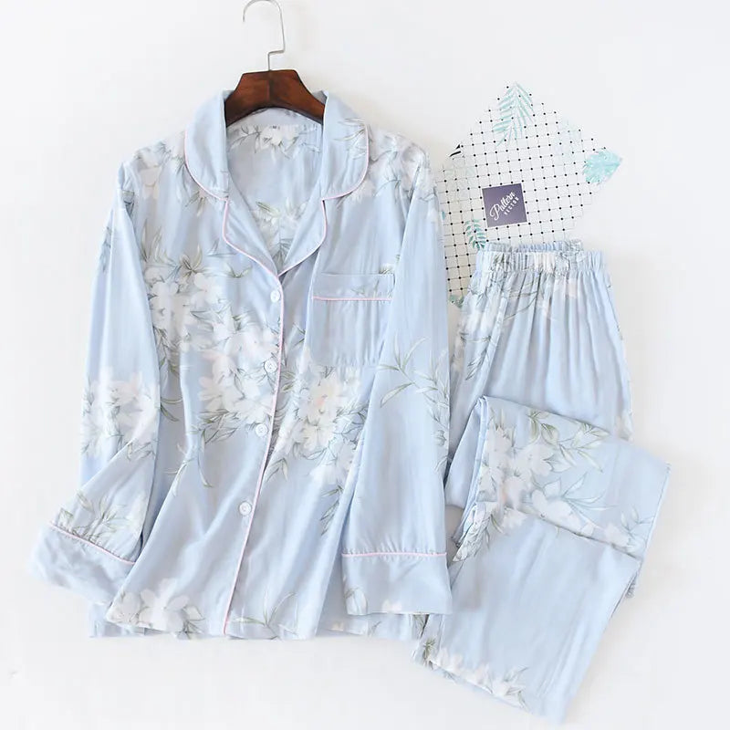 KAELAH 3XL plus size long Sleepwear women's home Nightwear