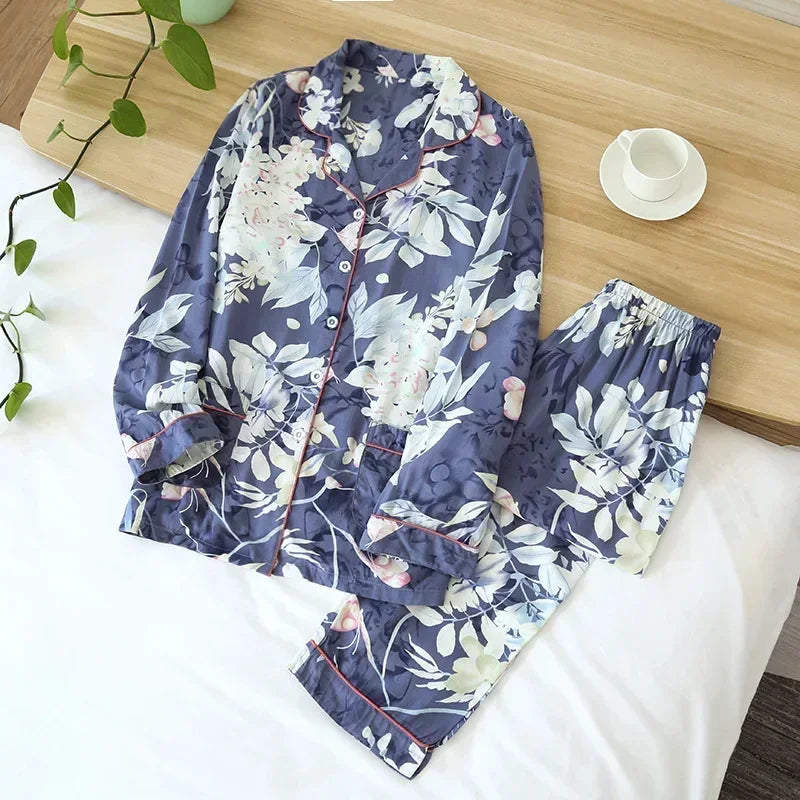 KAELAH 3XL plus size long Sleepwear women's home Nightwear